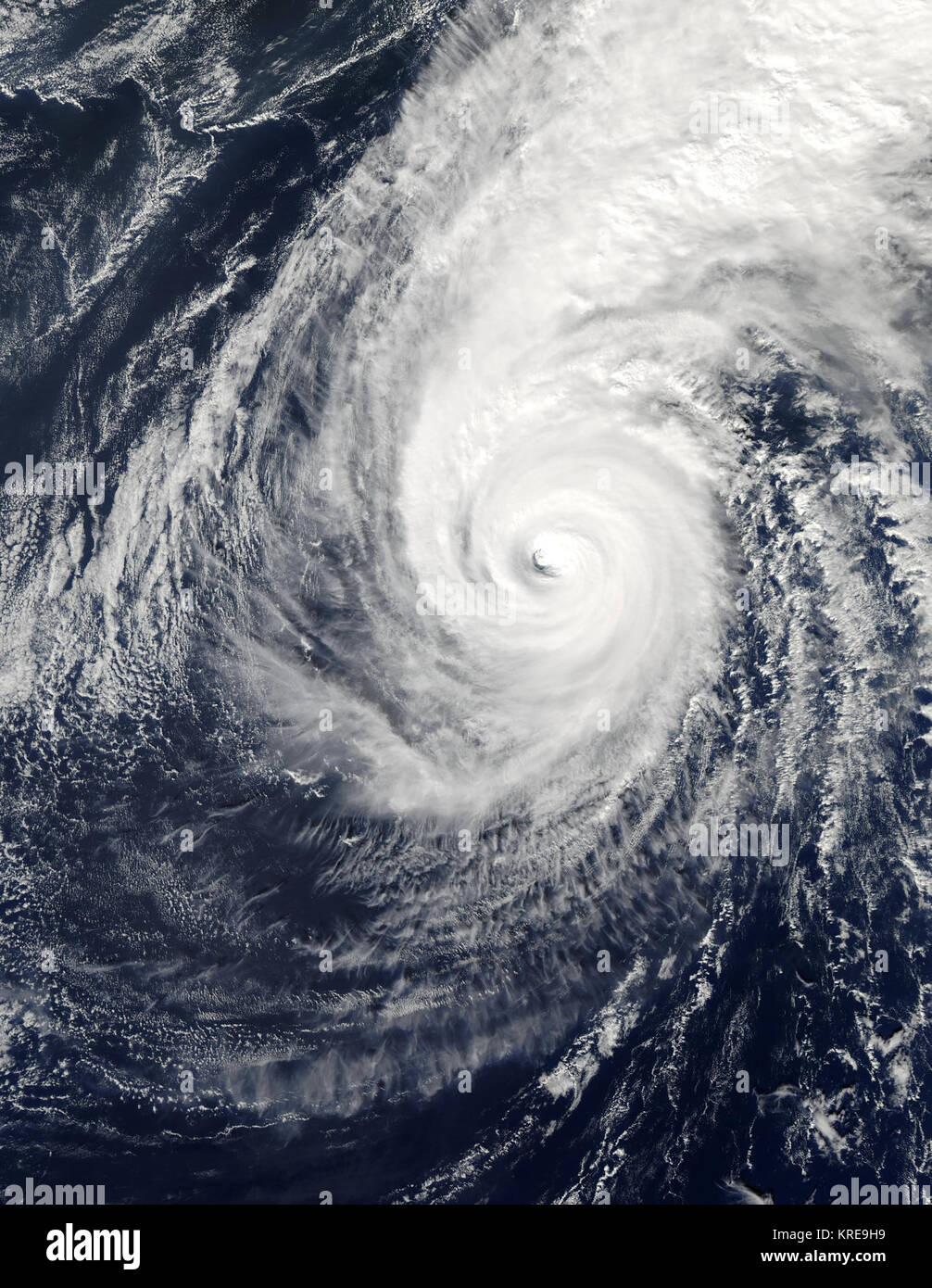 Typhoon Parma 30 oct 2003 0315Z Stock Photo
