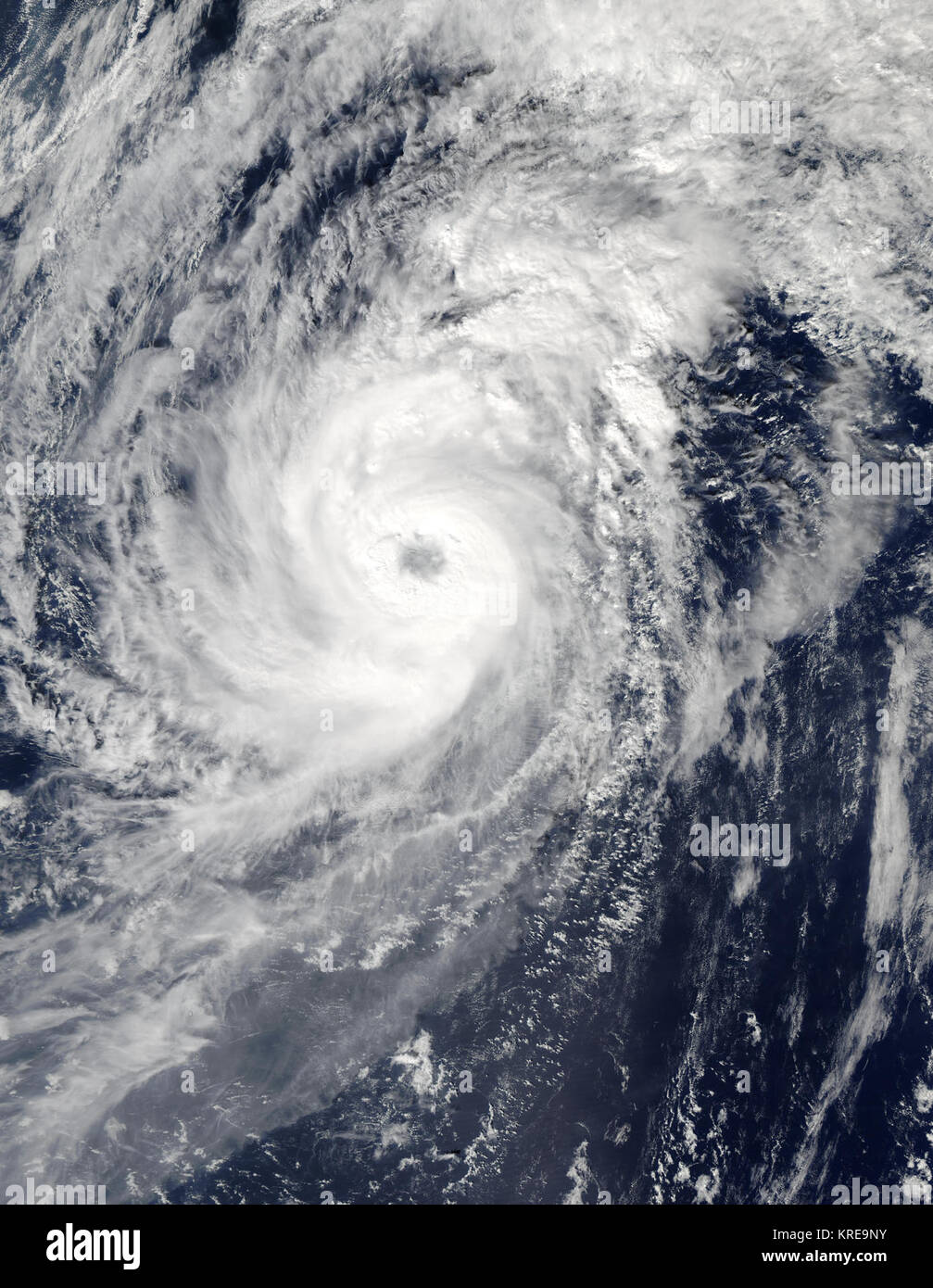 Typhoon Parma 23 oct 2003 0310Z Stock Photo