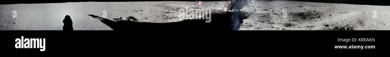 Apollo 11 Tranquility Base panoramic (JSC2007-E-045375 Stock Photo - Alamy
