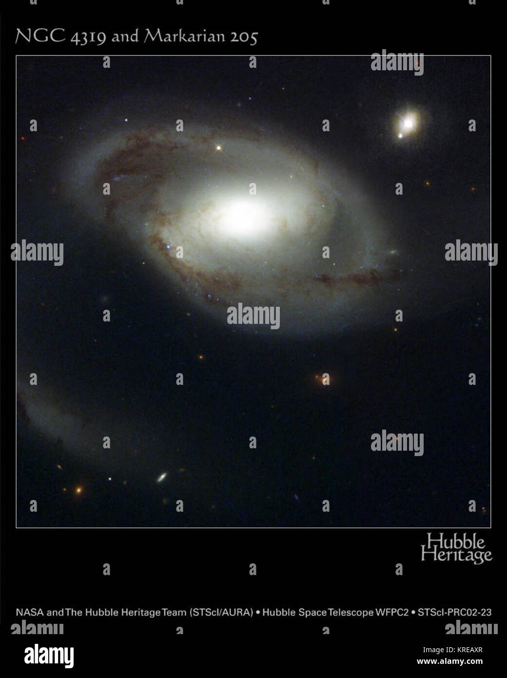 Ngc4319 hst big Stock Photo - Alamy