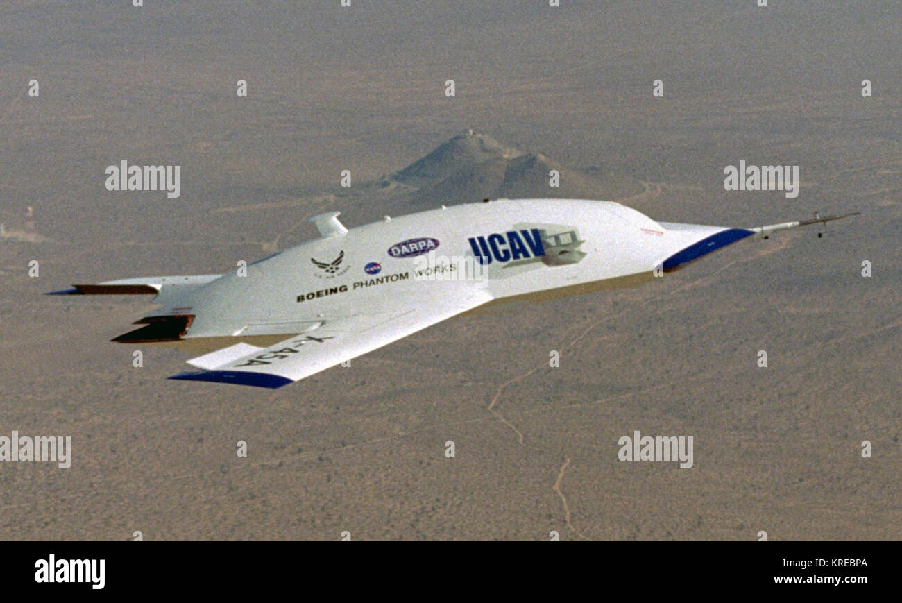 Boeing X-45A UCAV Stock Photo