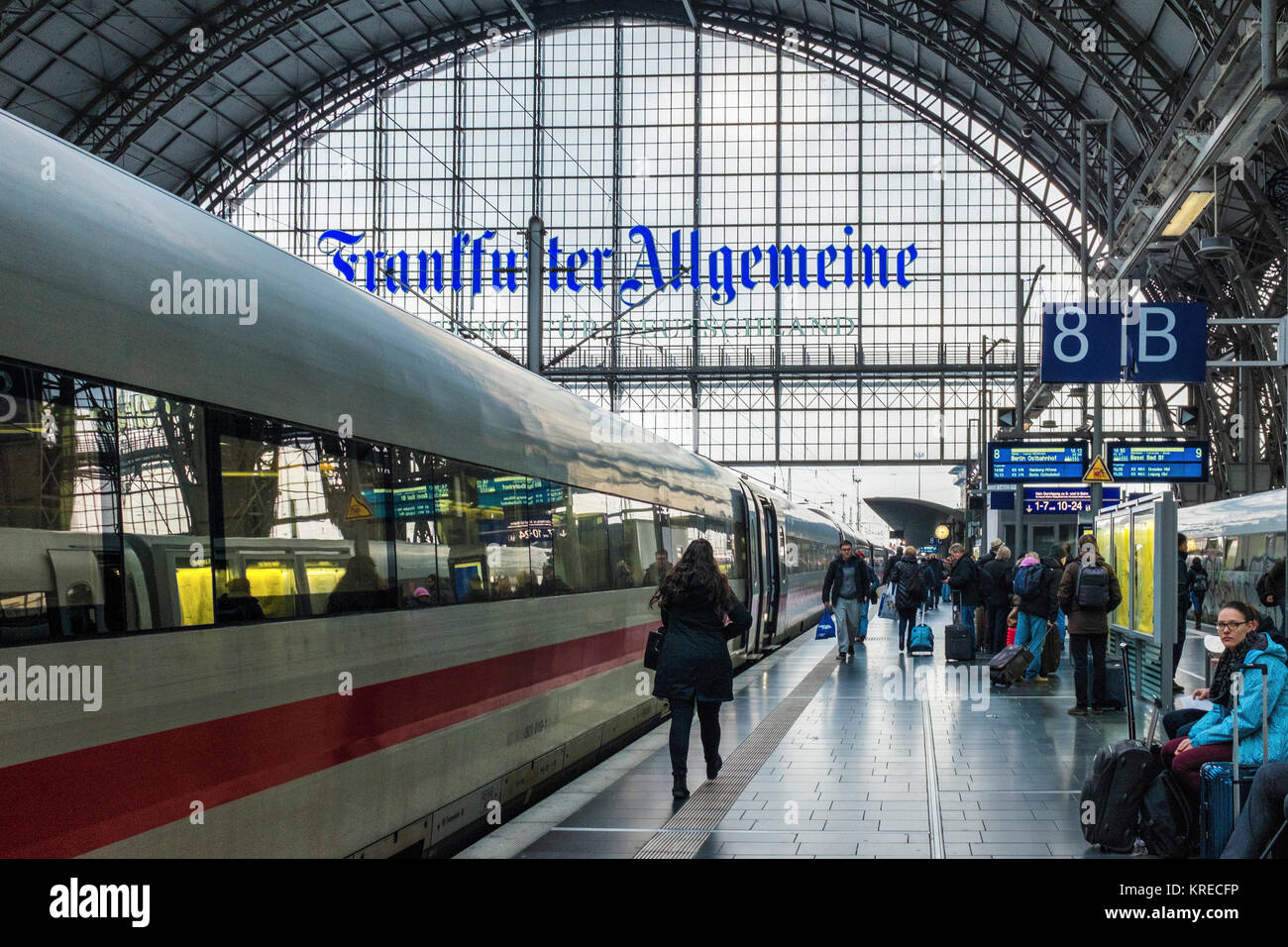 Frankfurt Main railway station,Hauptbahnhof,central station,busiest ...