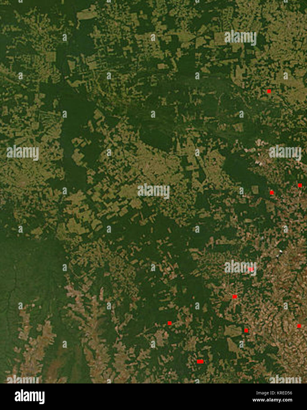 Amazon logging satellite hi-res stock photography and images - Alamy