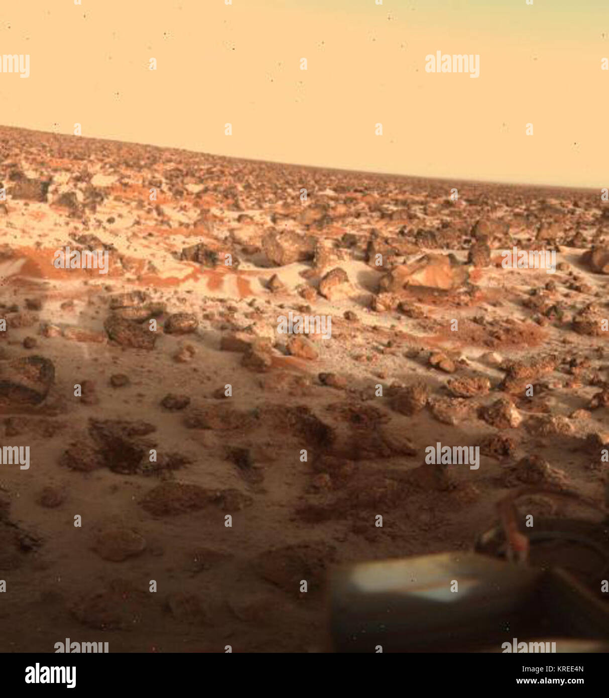 Ice on Mars Utopia Planitia 28PIA0057129 Stock Photo