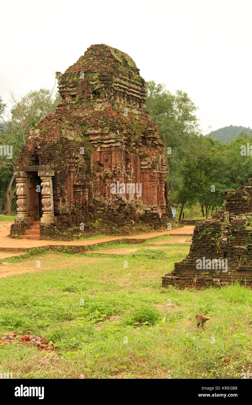 My Son Temple Complex, Central Vietnam near Da Nang Stock Photo