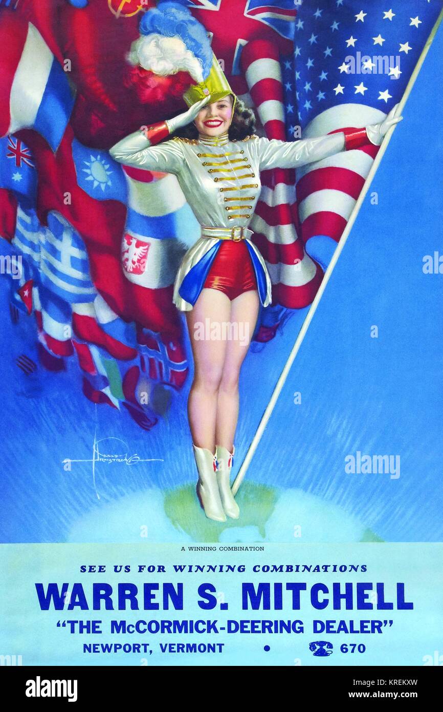 All-American Girl Stock Photo
