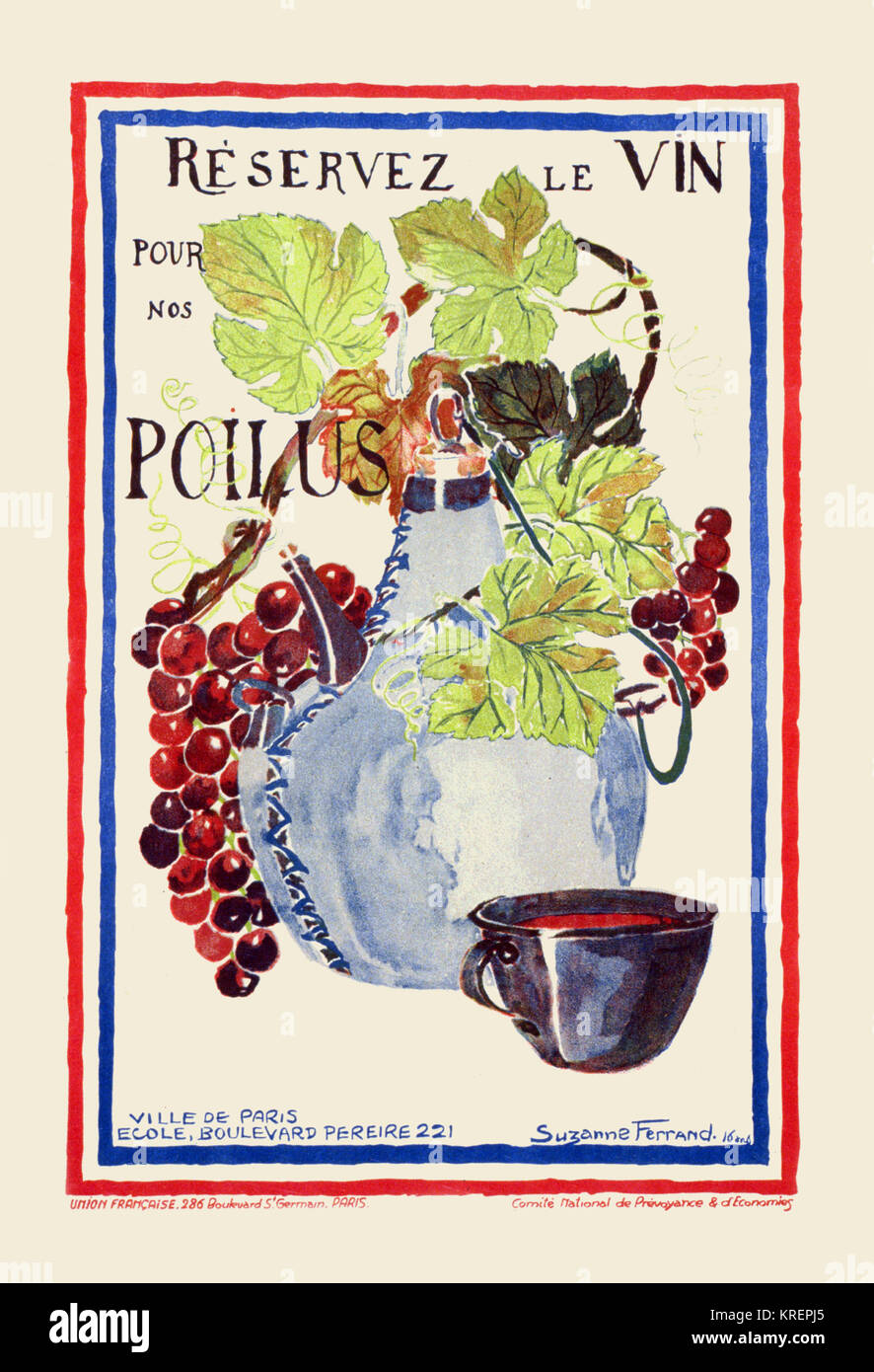 Wine save. Wine poster.