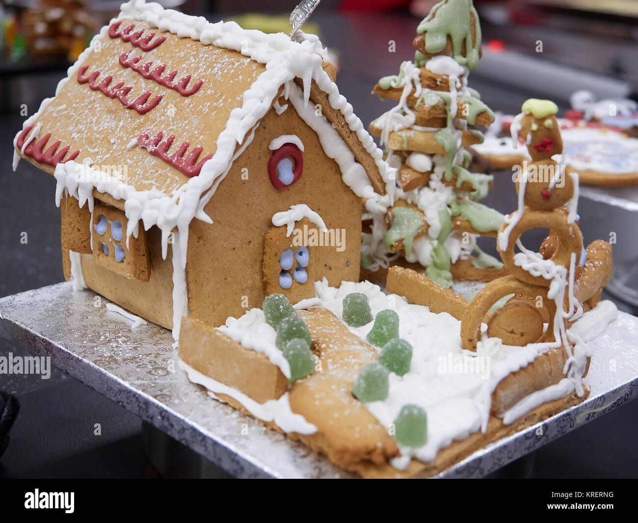 Gingerbread house Stock Photo