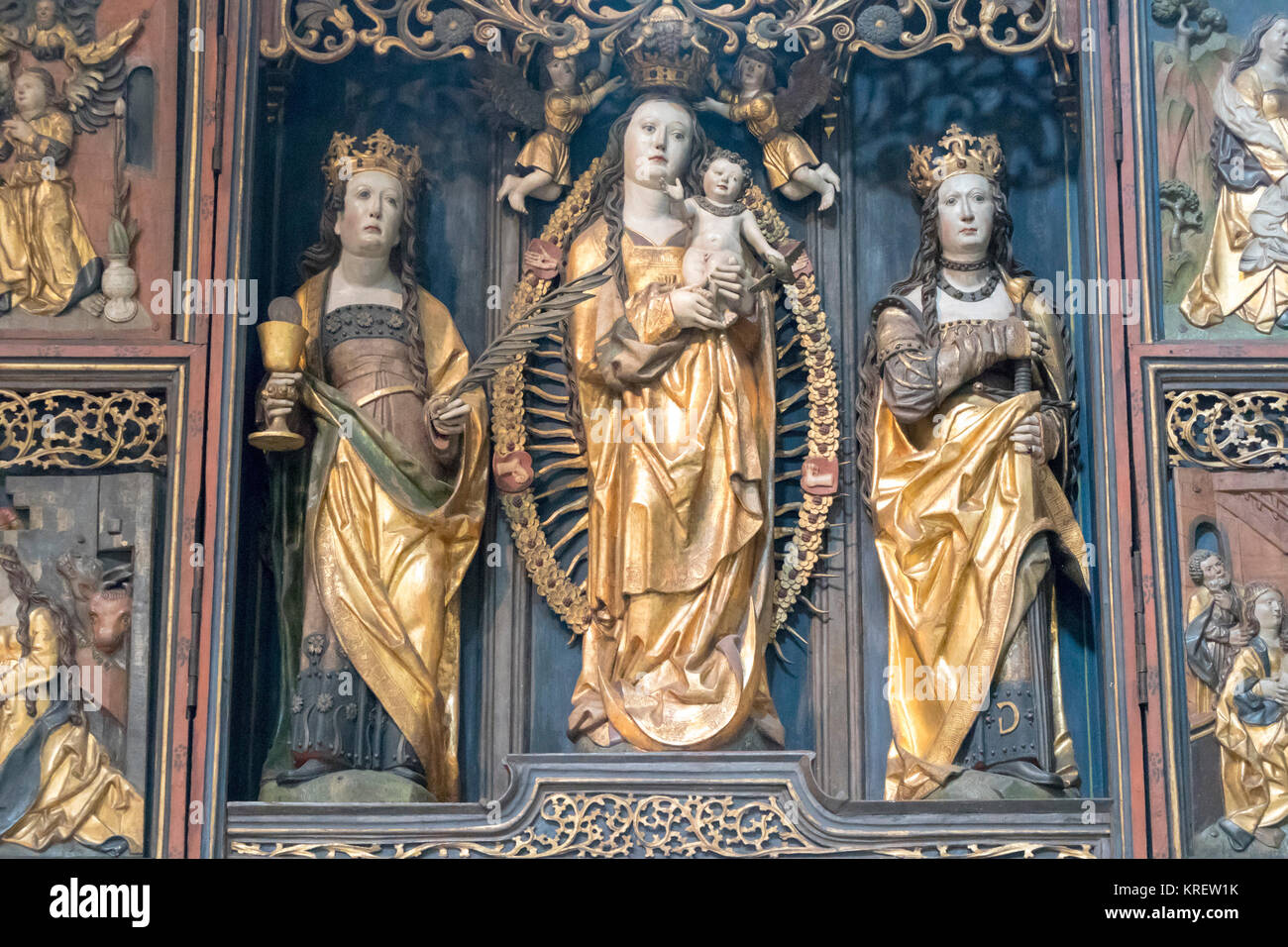 Kirchgattendorfer Altar, Bamberg Cathedral, Bavaria, Germany Stock Photo