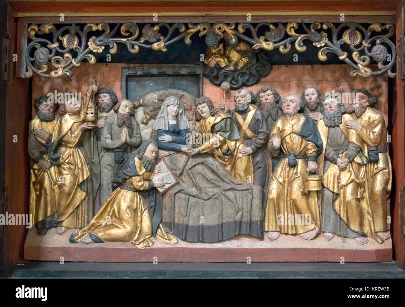 predella showing the Death of Mary, Kirchgattendorfer Altar, Bamberg