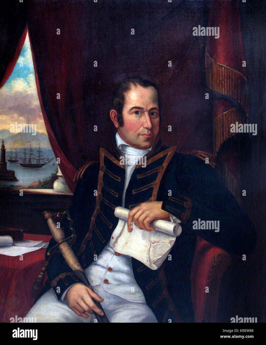 Commodore Edward Preble Stock Photo Alamy