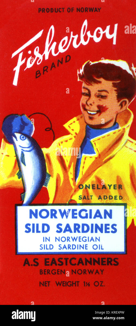 Fisherboy Brand Norwegian Sild Sardines Stock Photo Alamy