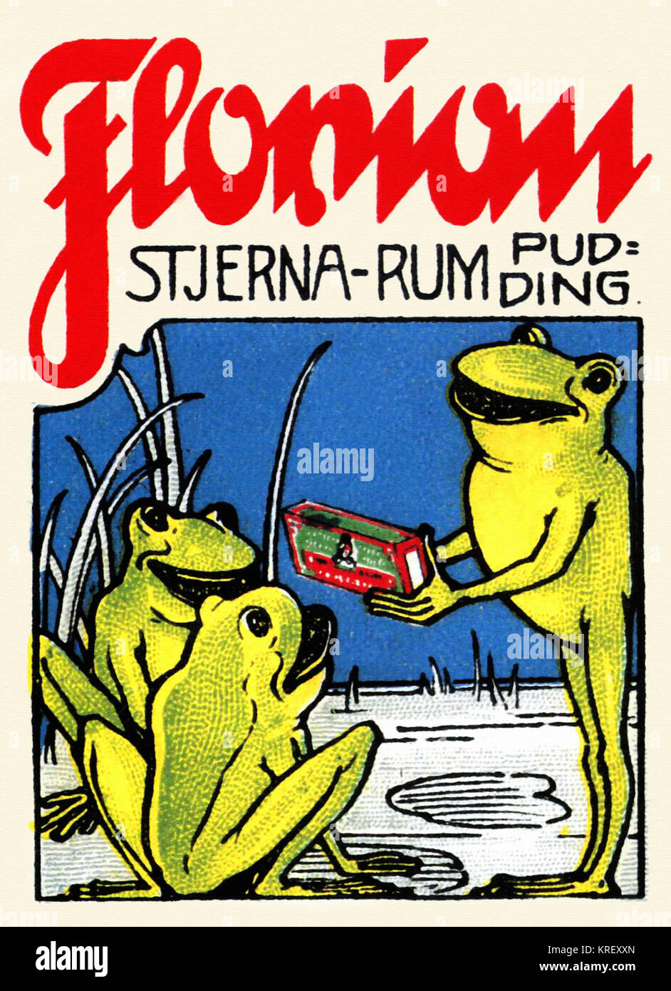 Rum Pudding Stock Photo