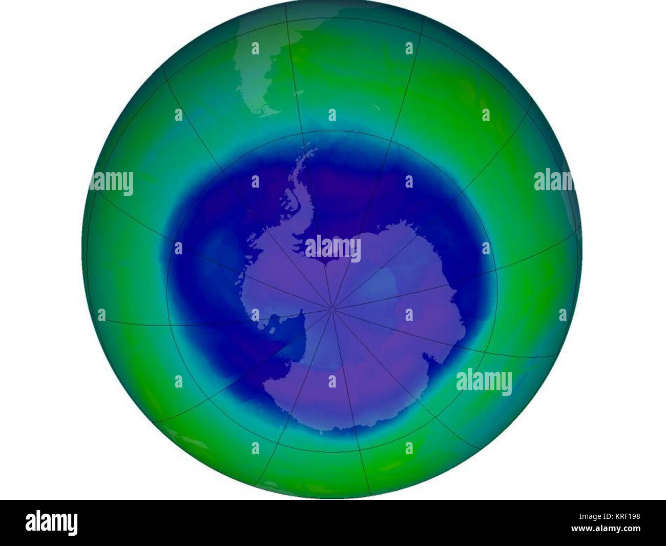 Ozone Hole Stock Photo