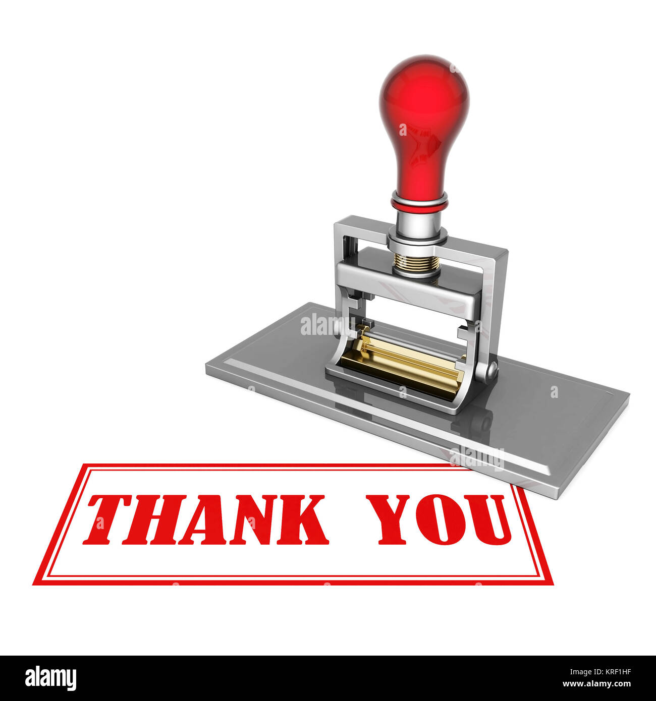 thank you beautiful stamp isolated on white background Stock Photo - Alamy