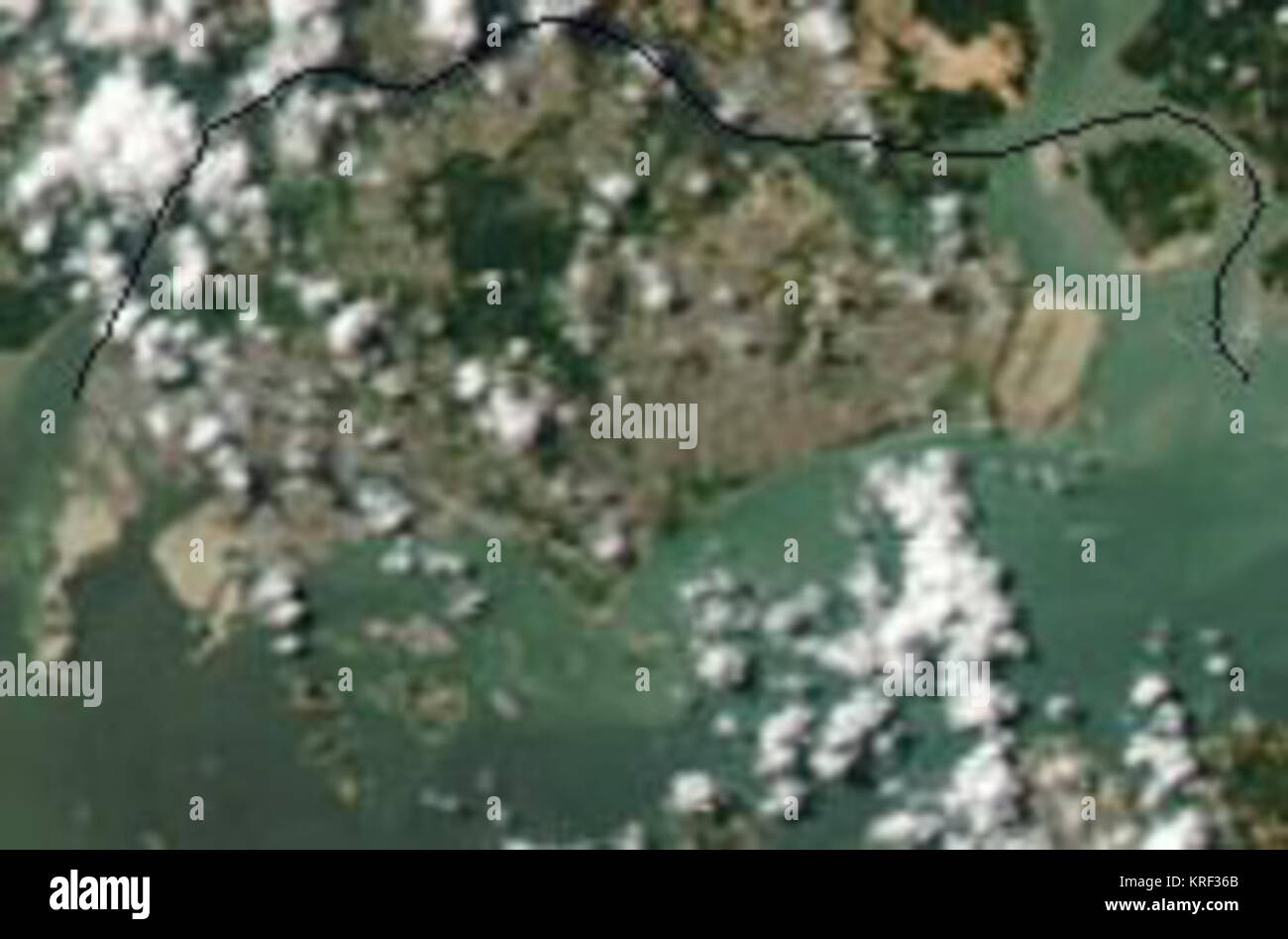 Singapore satellite hi-res stock photography and images - Alamy