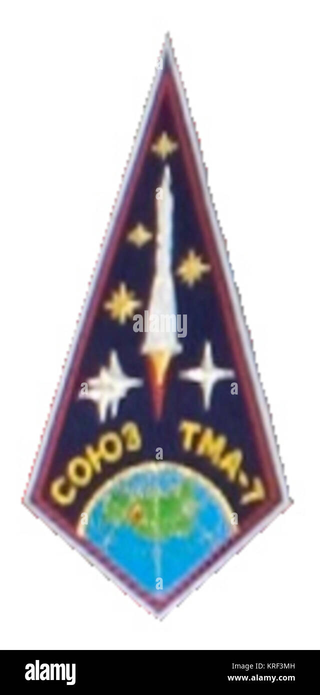 Soyuz TMA-7 Patch Stock Photo