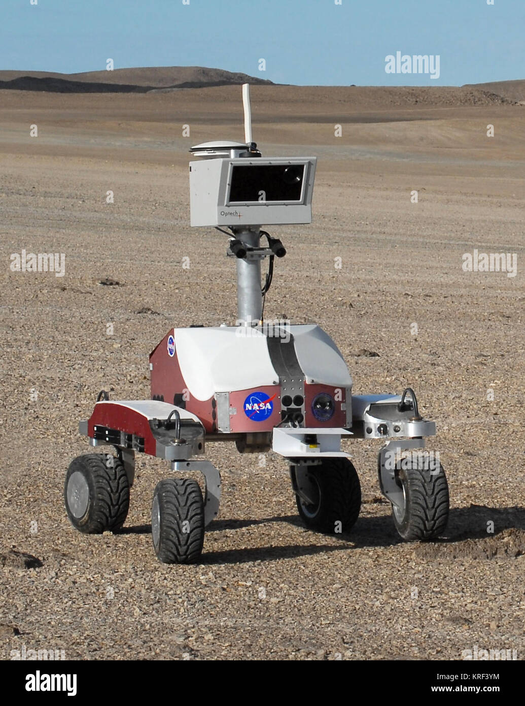 R10 Rovers K10 red rover at Haughton Crater Stock Photo - Alamy