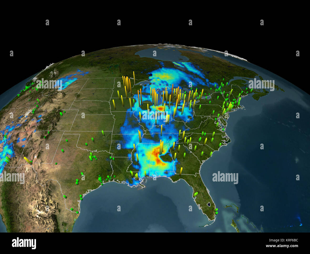 Air pollution mapping hi-res stock photography and images - Alamy