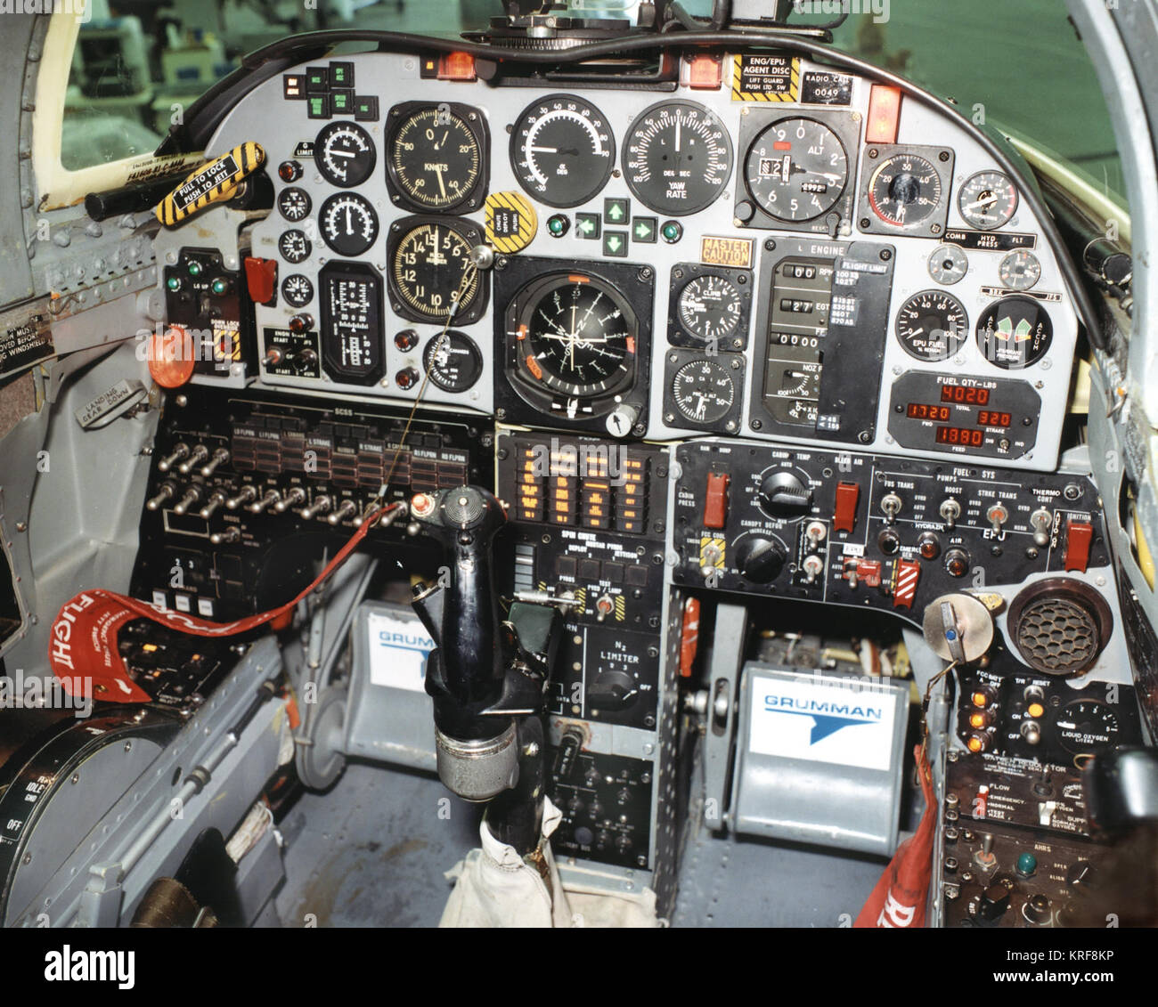 Grumman X-29 Cockpit Stock Photo