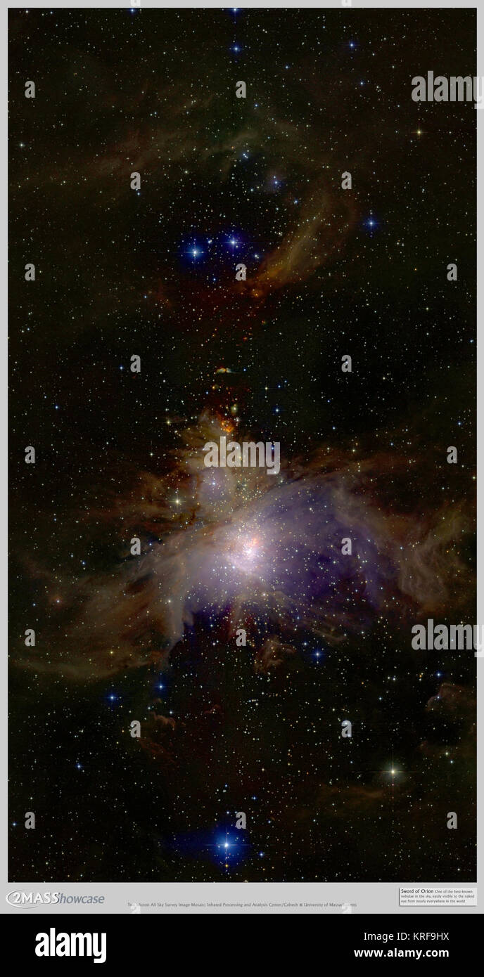 2MASS Image of the Sword of Orion Stock Photo - Alamy
