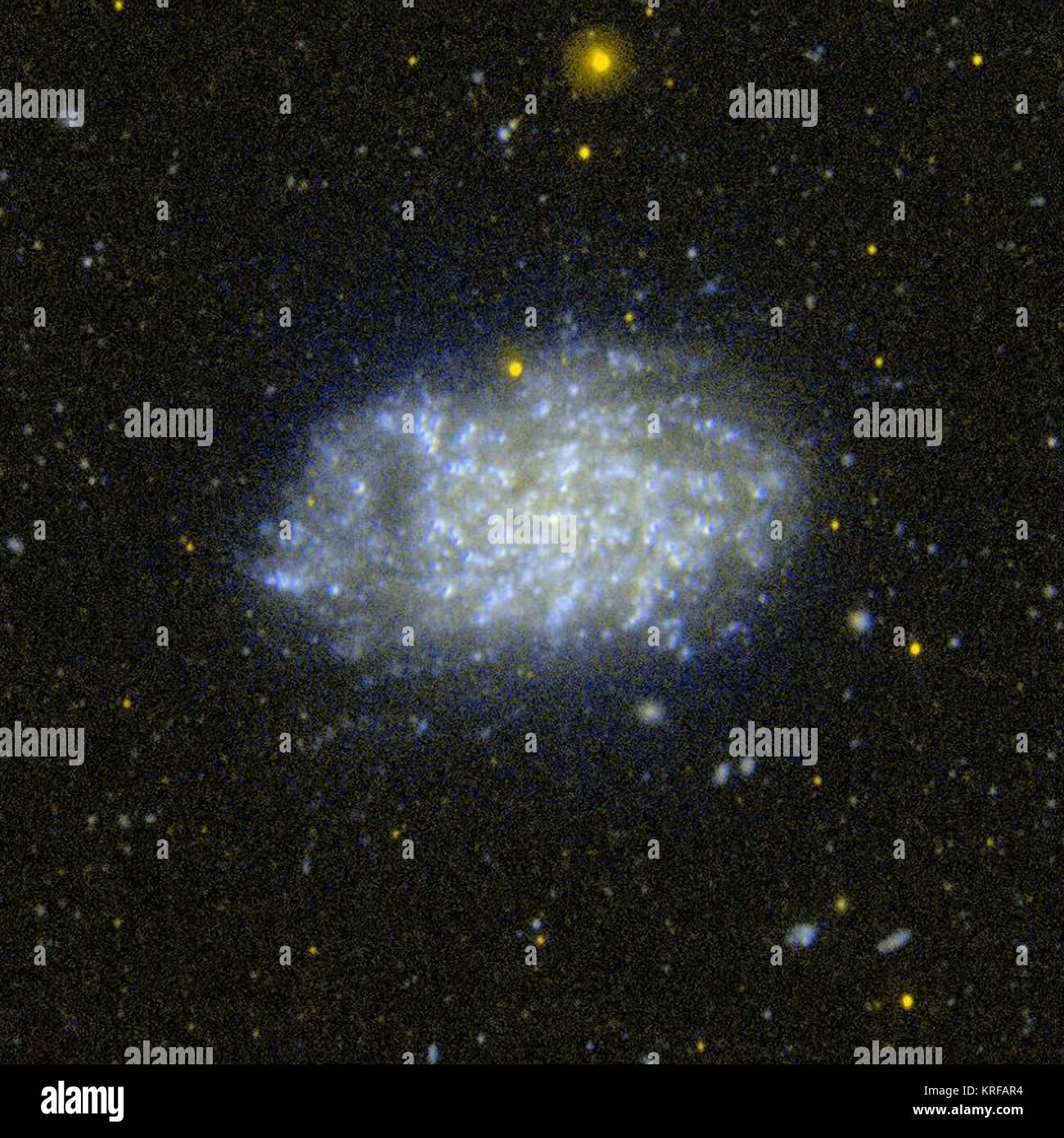 NGC 7793 GALEX Stock Photo Alamy