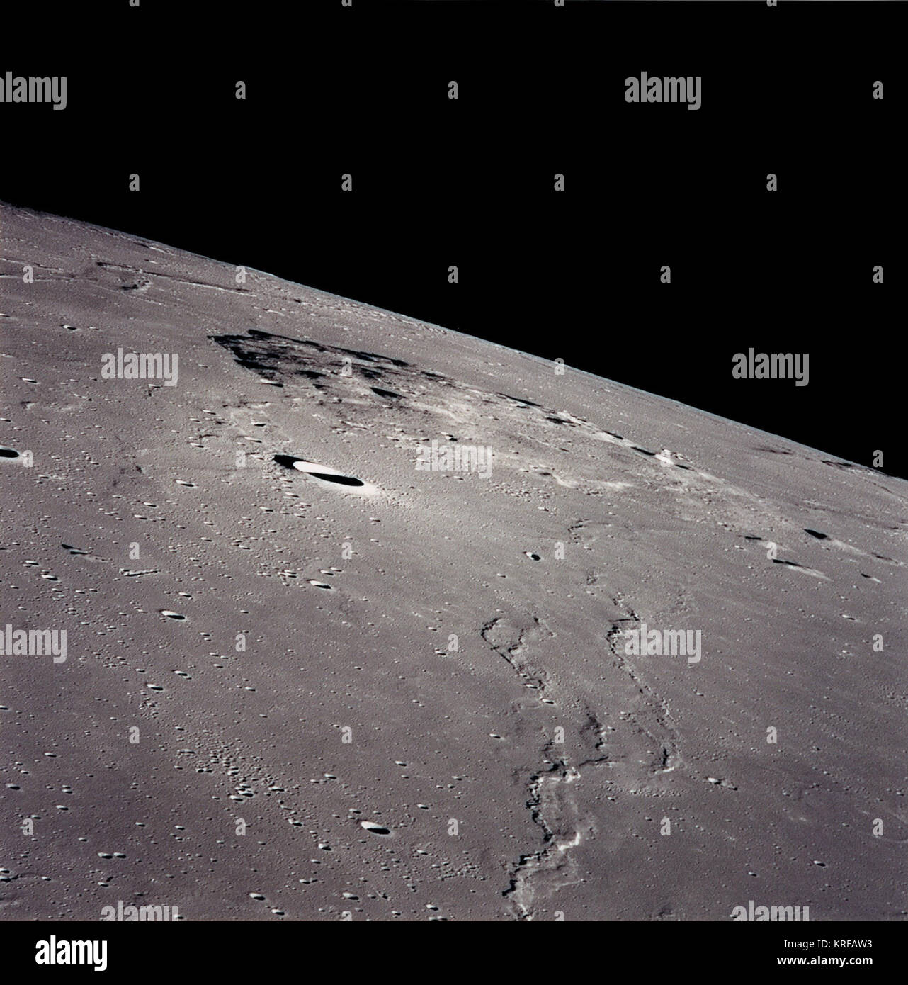 Mons Rümker Apollo 15 Stock Photo Alamy