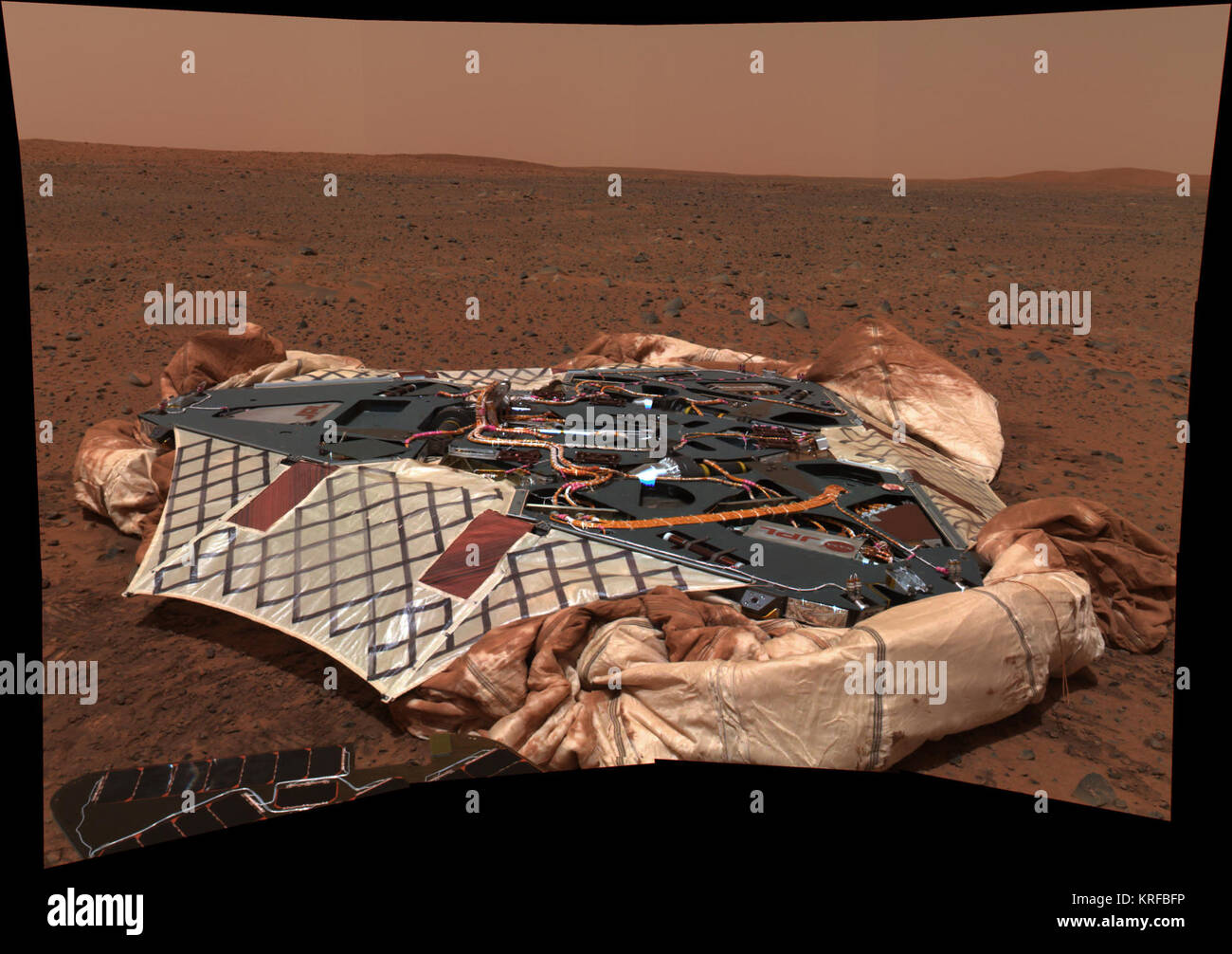 PIA05117 - Spirit rover lander Stock Photo - Alamy