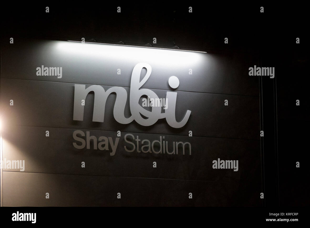 Halifax, West Yorkshire, UK. 19th Dec, 2017. General view of The Shay Stadium before FC Halifax Town v Macclesfield Town in the first round of the FA Trophy on Tuesday 19 December 2017 at The Shay, Halifax, West Yorkshire. Photo by Mark P Doherty. Credit: Caught Light Photography Limited/Alamy Live News Stock Photo