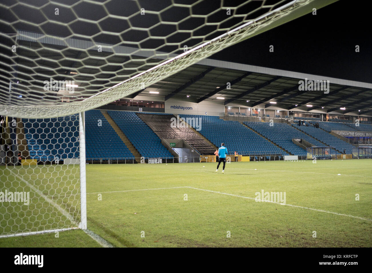 Halifax West Yorkshire Uk 19th Dec 2017 General View Of The Shay Stadium Before Fc Halifax Town V Macclesfield Town In The First Round Of The Fa Trophy On Tuesday 19 December