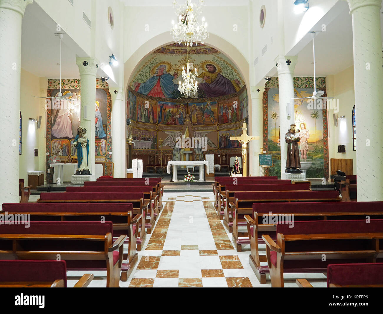 The Catholic Church of the Holy Family in the Gaza Strip, Palestine, 21