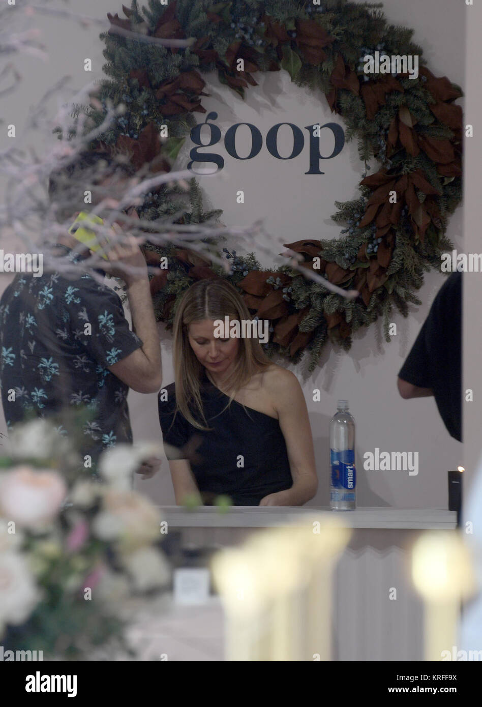 MIAMI, FL - DECEMBER 15: Gwyneth Paltrow refuses to speak to anyone or