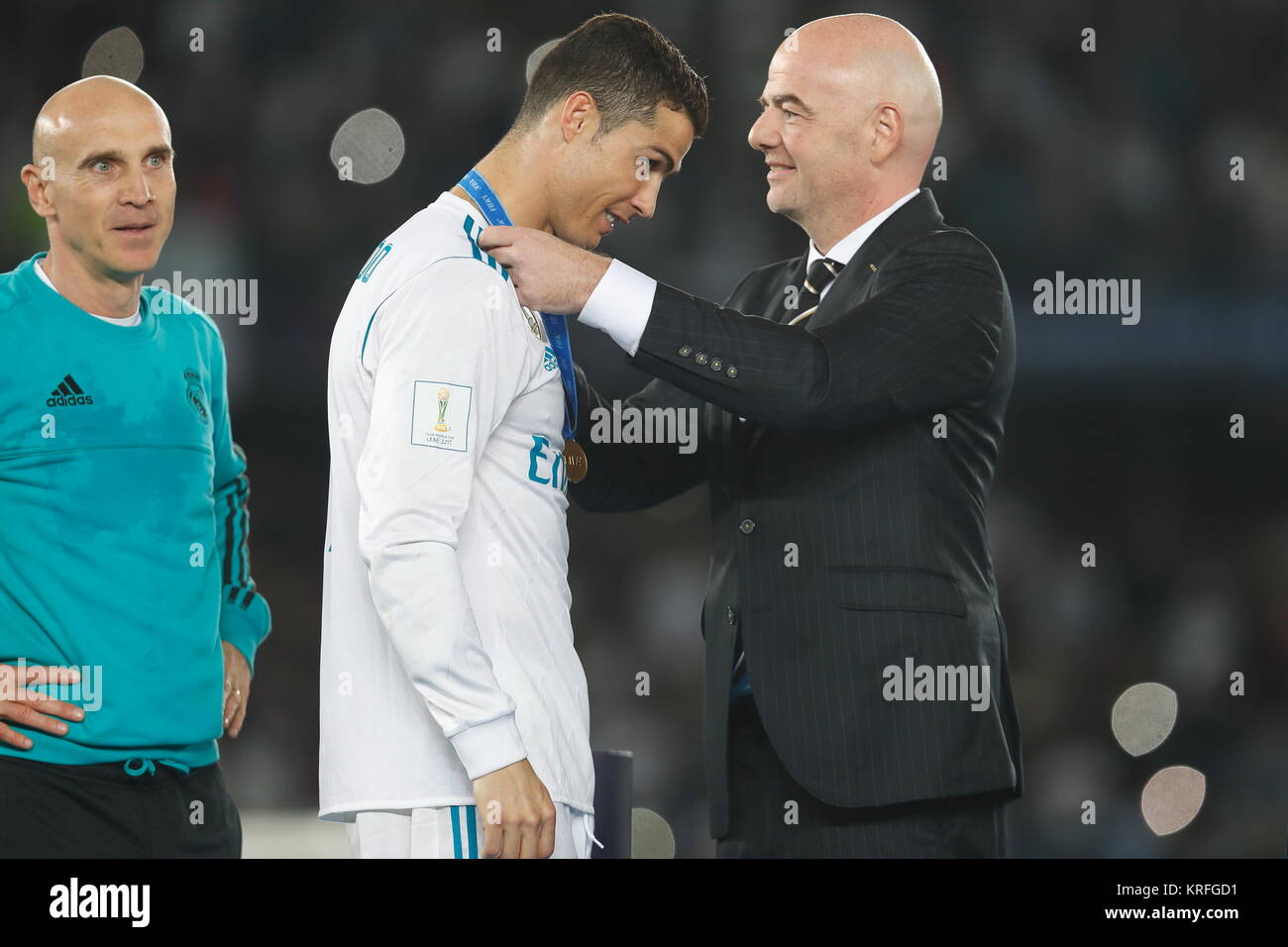 Abu Dhabi, UAE. 16th Dec, 2017. (LR) Cristiano Ronaldo (Real), Gianni