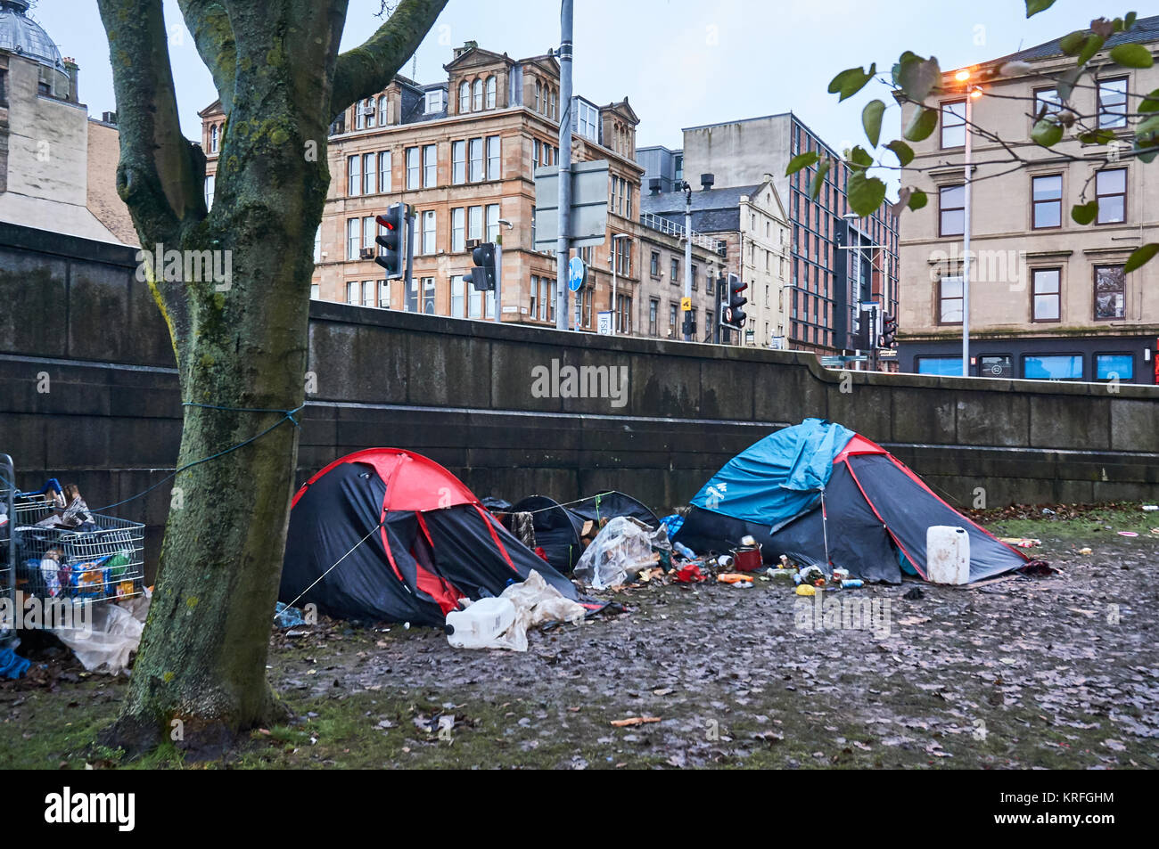 Glasgow homeless hires stock photography and images Alamy