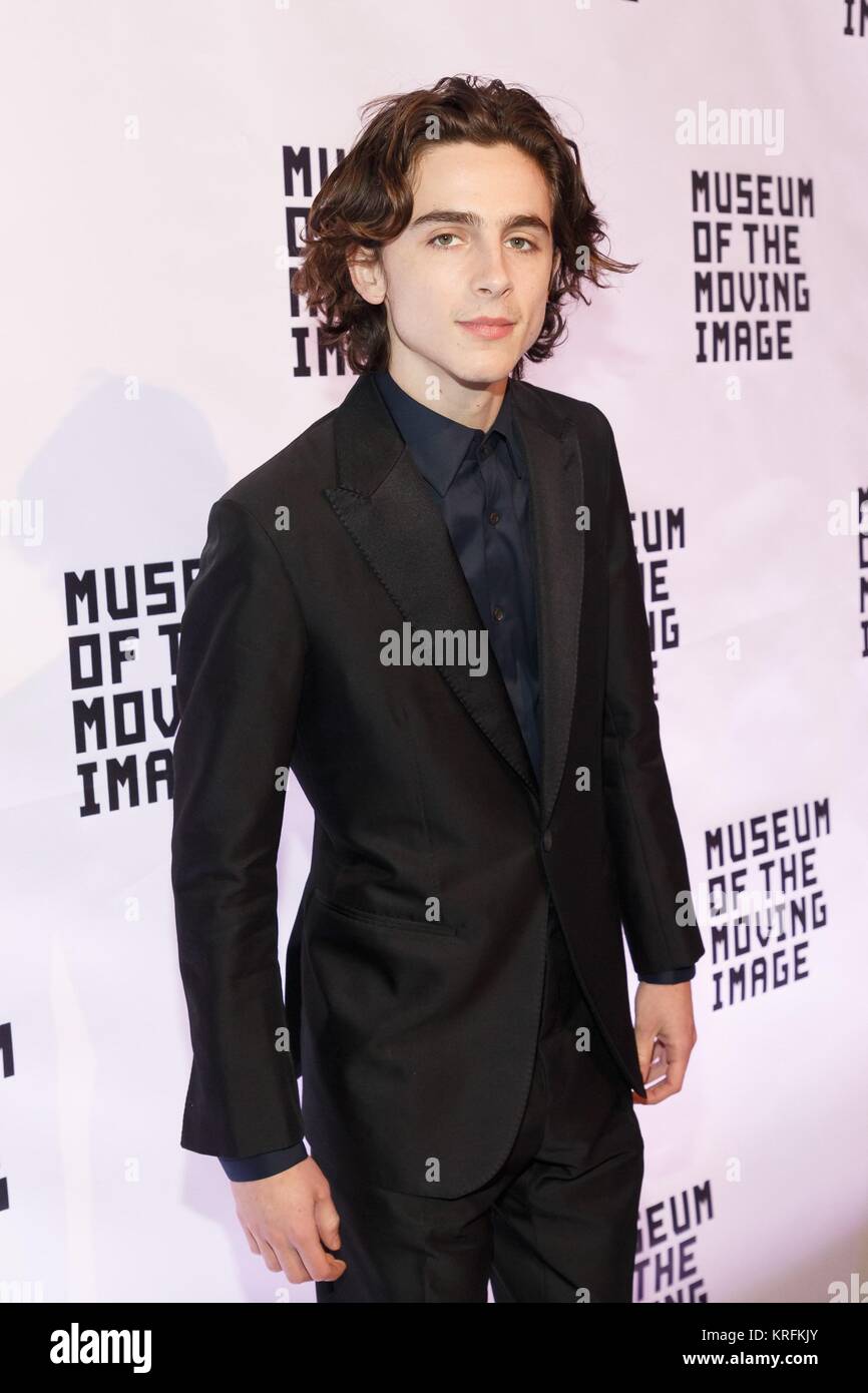 Timothee Chalamet at arrivals for Museum Of The Moving Image Salute To ...