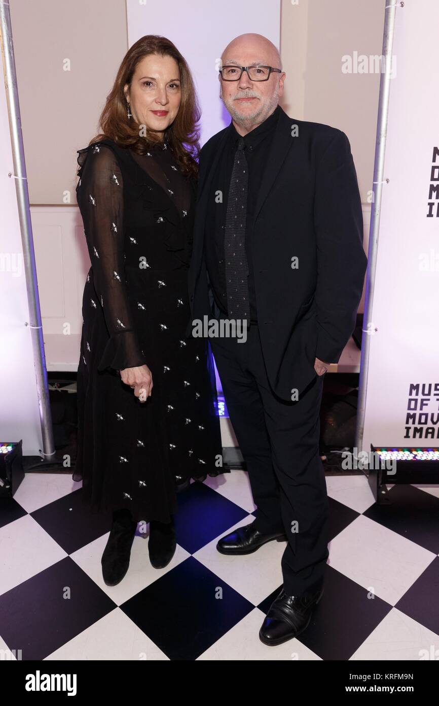 Barbara Broccoli, Peter Turner at arrivals for Museum Of The Moving Image Salute To Annette Bening, 583 Park Avenue, New York, NY December 13, 2017. Photo By: Jason Smith/Everett Collection Stock Photo
