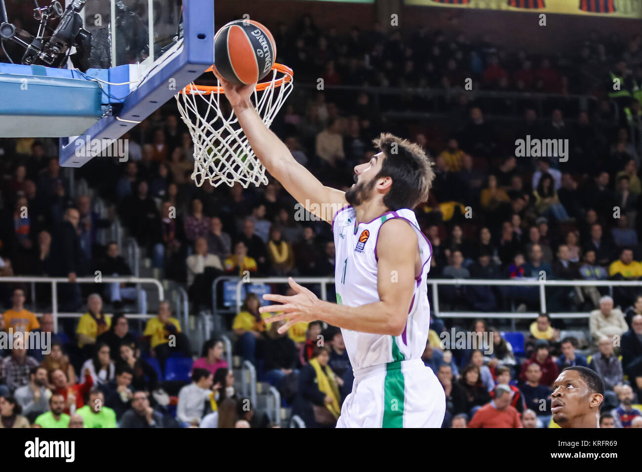 Barcelona, Spain. 20th Dec, 2017. Daniel Diez during the match between