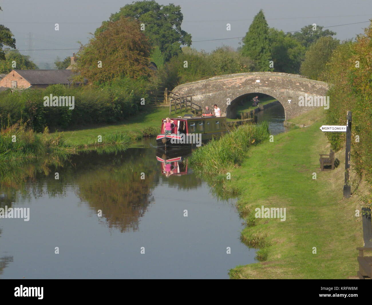 Bridge near Frankton Junction on the Montgomery Canal, which stretches