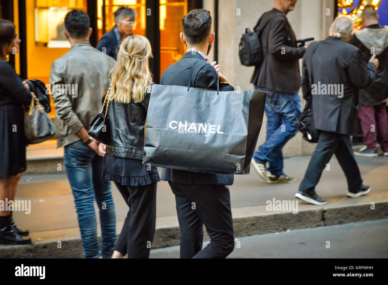 Milan Italy February 2018 Chanel Bags Store Milan Luxury Shopping – Stock  Editorial Photo © AGCreativeLab #242608304