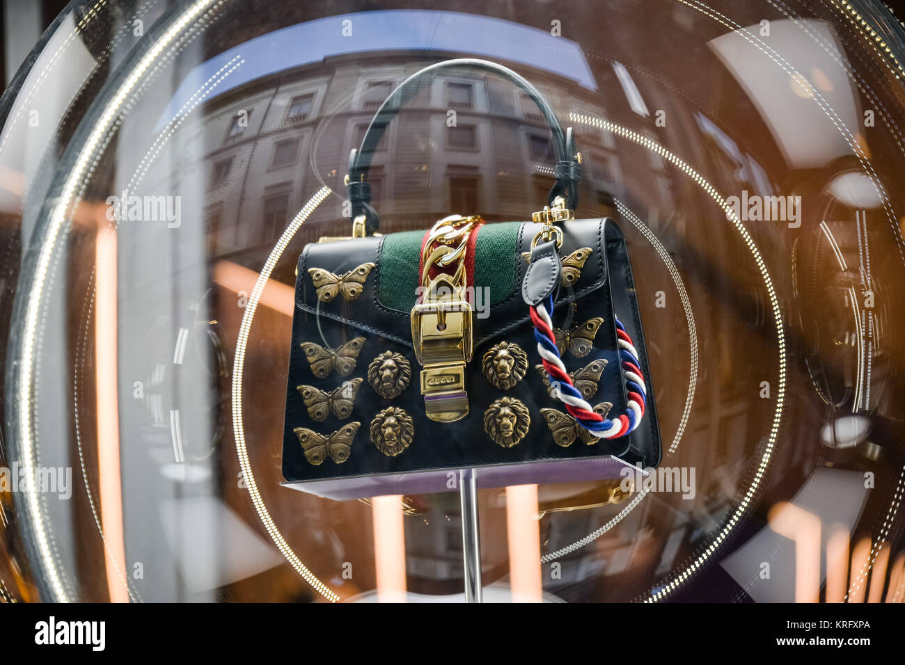 Milan, Italy - September 24, 2017: Tourist With A Gucci Shopping Bag During  Fashion Week. Stock Photo, Picture and Royalty Free Image. Image 93825493.