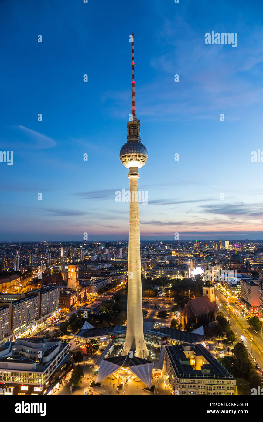 Panoramic view of Berlin, Germany Stock Photo - Alamy