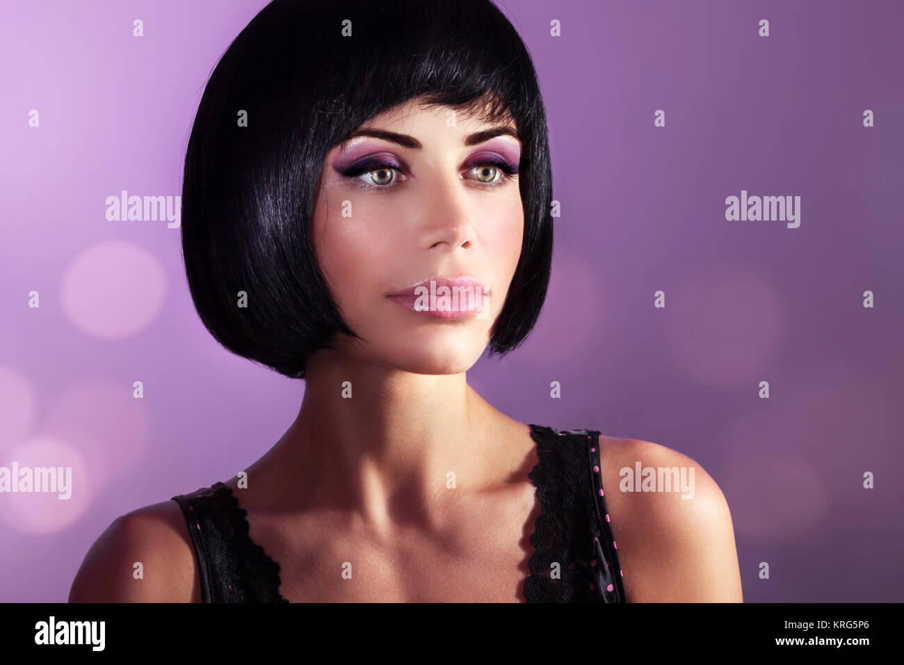 Woman portrait black swarthy hi-res stock photography and images - Alamy