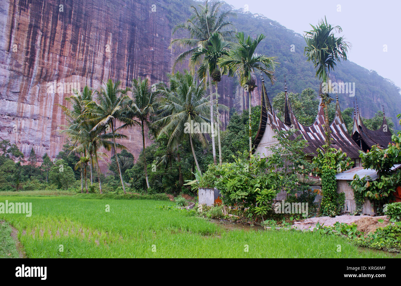 Lembah Harau Valley, Padang, West Sumatra, Indonesia Stock Photo