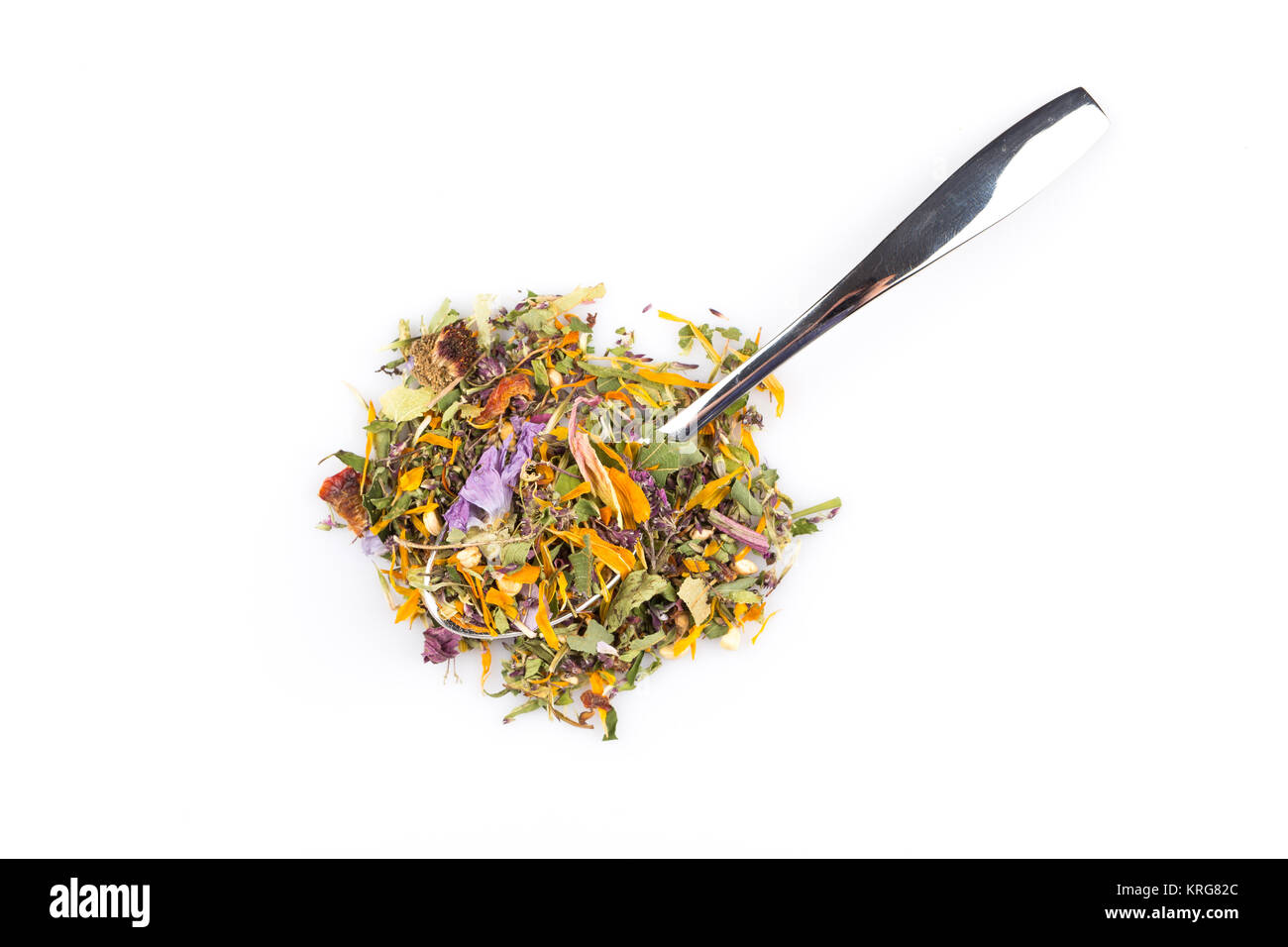 Dried herbal tea leaves Stock Photo Alamy