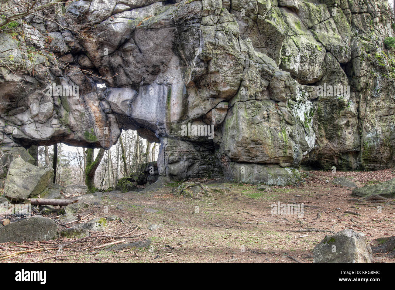 Large stone gate ruins castle hi-res stock photography and images - Alamy