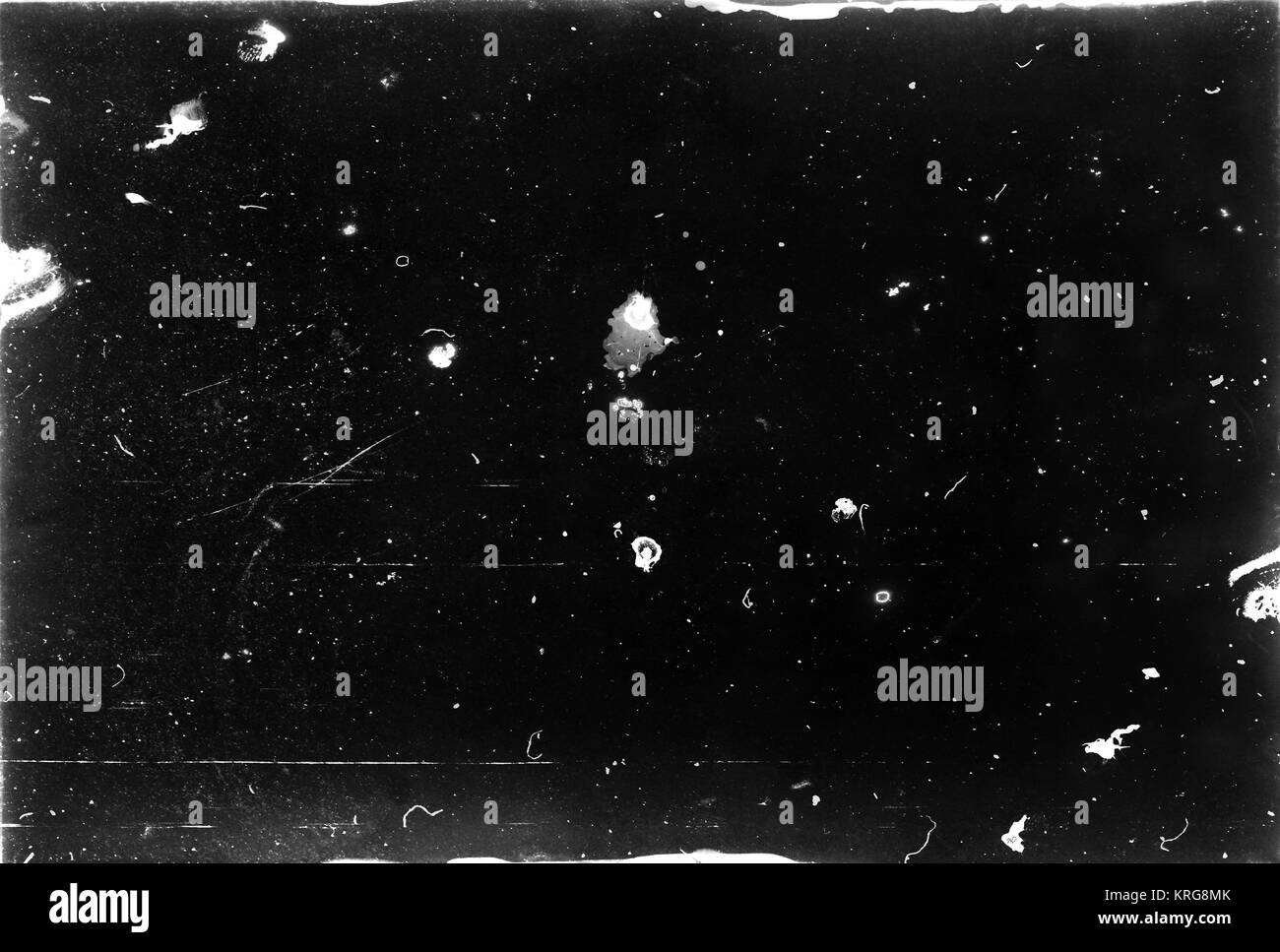 Dust and scratches on photographic paper - dark Stock Photo