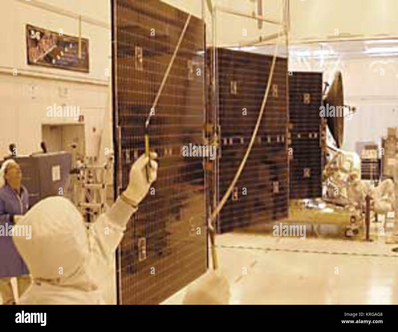 Solar Array Panels Attached to Dawn Spacecraft6 Stock Photo Alamy