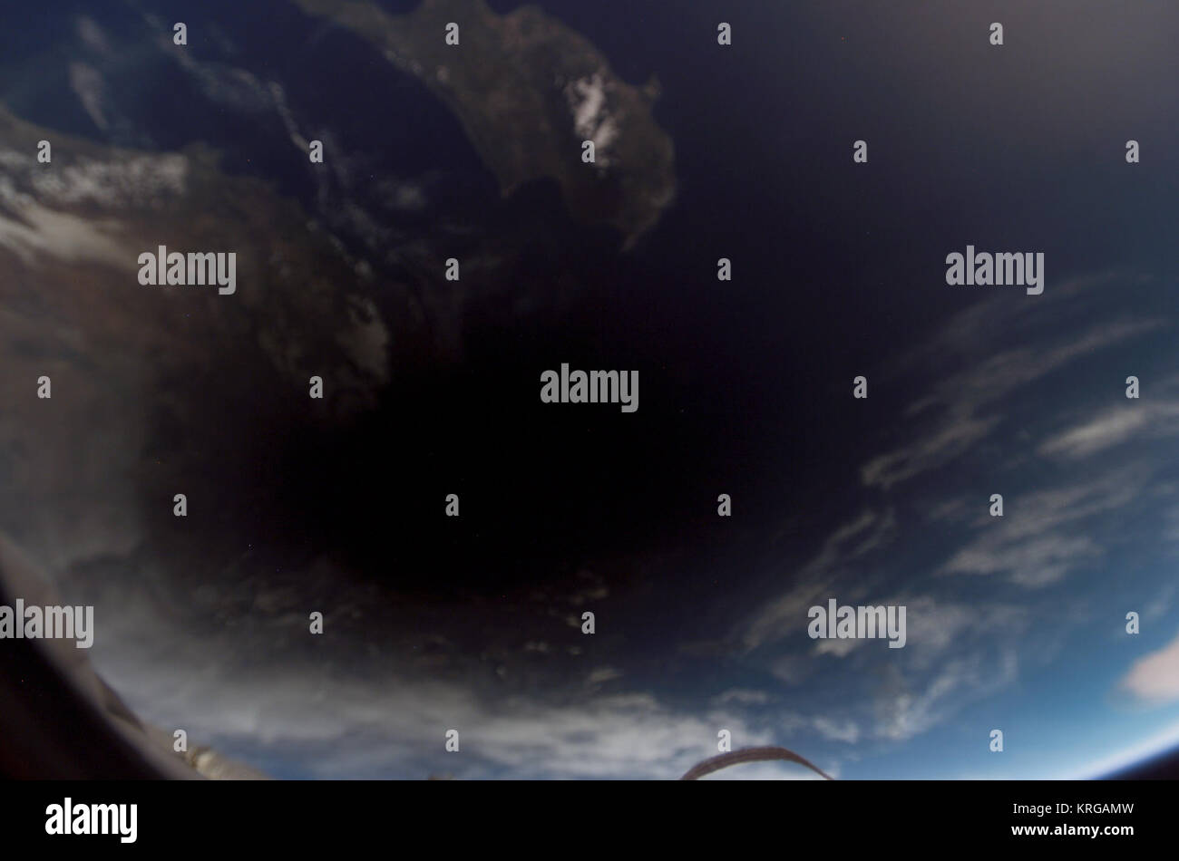 Solar eclipse from space 29 Mar 2006 Stock Photo - Alamy