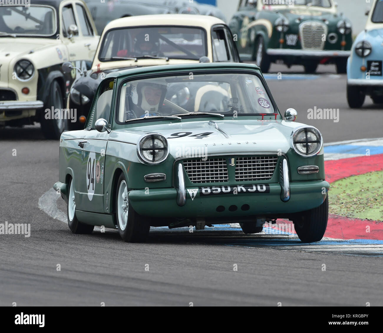 Barry Louvel, Triumph Herald Coupe, Historic Racing Drivers Club, HRDC ...