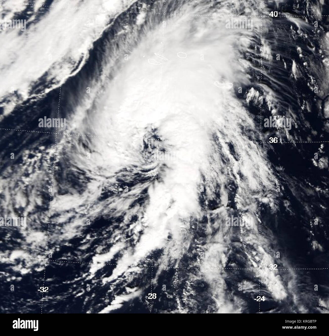 Unnamed subtropical storm (2005 Stock Photo Alamy